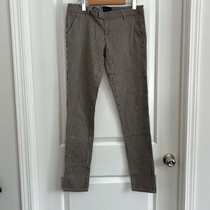 Corpo Class Volcom striped dress pants size 28